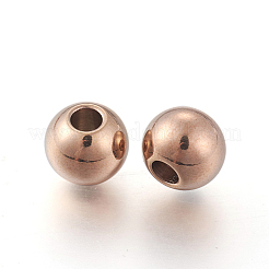 Ionenplattierung (IP) 304 Edelstahl-Abstandsperlen&nbsp;LS-STAS-G130-62RG