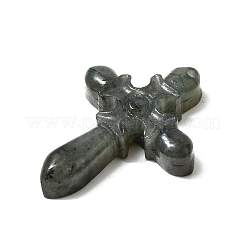 Pendentifs sculptés en pierre naturelle mélangée&nbsp;G-K248-02