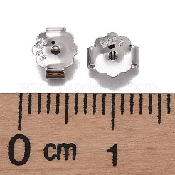 Anlaufgeschützte rhodinierte Ohrstecker aus Sterlingsilber&nbsp;STER-K167-039P