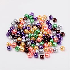 Pearlized Glas Halloween Mix Perlen&nbsp;HY-X006-6mm-07