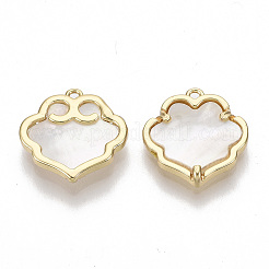 Breloques en coquille naturelle&nbsp;KK-S356-101-NF