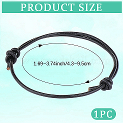 Creazione di braccialetti in cordino di pelle regolabile&nbsp;MAK-WH20007-001J