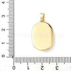 Pendentifs d'émail en laiton &nbsp;KK-D358-01A-G