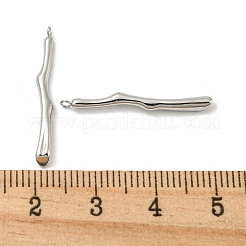 Anlaufgeschützte Anhänger aus 304er Edelstahl&nbsp;LS-STAS-L022-211P
