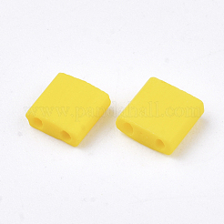2-trou perles rocailles en verre opaque&nbsp;SEED-S023-09C