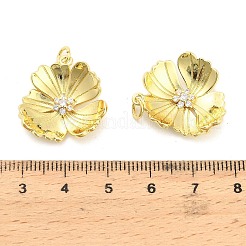 Ottone micro spianare pendenti zirconi&nbsp;KK-H527-34G