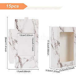 Geschenkboxen aus Papier mit Marmorstrukturmuster&nbsp;CON-BC0006-24B
