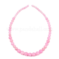 Rangs de perles de jade mashan naturel de taille dégressive&nbsp;GG-CBA2AE1-A08-G