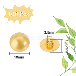 100 Stück 1-Loch-Acryl-Ösenknöpfe&nbsp;BUTT-UN0001-10