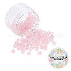 Kit per la creazione di braccialetti elasticizzati con perle di quarzo rosa naturale fai da te&nbsp;DIY-CJ0001-21B