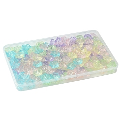 180pcs 6 Farben transparente Acrylperlen&nbsp;OACR-FS0001-91