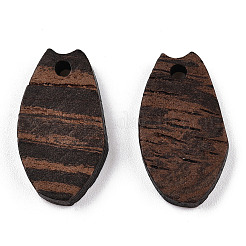 Anhänger aus natürlichem Wengeholz&nbsp;WOOD-T023-90