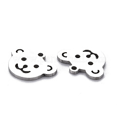 Anlaufgeschützte Charms aus Edelstahl 201&nbsp;STAS-Q240-057P