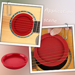 Copertura in plastica per foro del suono della chitarra&nbsp;AJEW-WH20018-104B-02