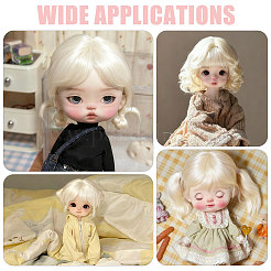 Puppenhaare aus Wolle&nbsp;DIY-WH0622-566D