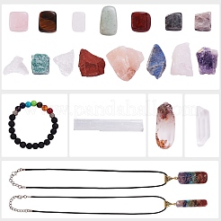 Bausatz für Chakra-Edelsteinarmband-Halsketten zum Selbermachen&nbsp;DIY-SZ0008-03