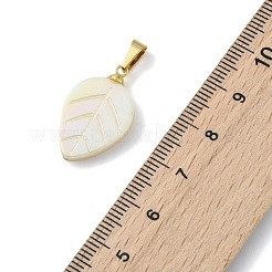 Pendentifs sculptés en coquille d'eau douce naturelle&nbsp;PALLOY-JF05288-01