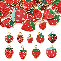 45pcs 9 Arten Legierungs-Emaille-Charms&nbsp;ENAM-CJ0003-97
