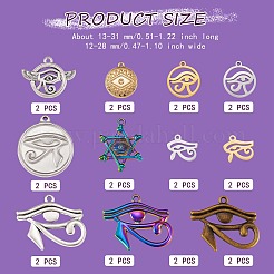 22pcs 11 Laser geschnittene Anhänger&nbsp;DIY-SZ0008-34
