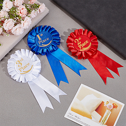12 nastro di raso premio a 3 colori&nbsp;JEWB-GO0001-07
