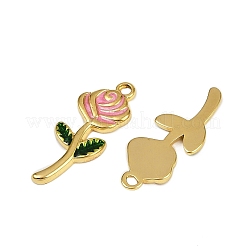 304 Edelstahl-Emaille-Anhänger&nbsp;STAS-L290-41G