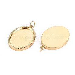 Cabochon pendenti in acciaio inossidabile 304&nbsp;X-STAS-S116-230G