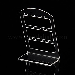 Organisches Glas Ohrring-Display-Racks&nbsp;EDIS-N001-02B