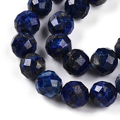 Natürlicher Lapislazuli Perlenstränge&nbsp;G-S345-10mm-24