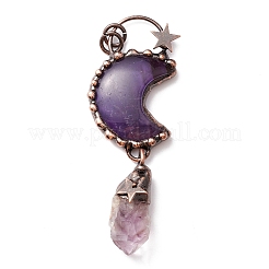 Natürlichen Amethyst große Anhänger&nbsp;G-M383-25B