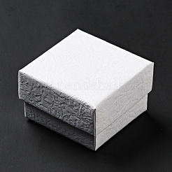 Coffrets cadeaux bijoux en papier texturé&nbsp;OBOX-G016-C01-A