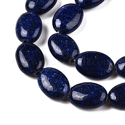 Fili di perline di lapislazzuli imitazione pietra preziosa sintetica&nbsp;G-M206-56