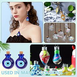 6 pendentif en forme de bouteille de parfum fait à la main&nbsp;LAMP-BC0001-02