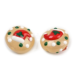 Cuentas de esmalte de lampwork navideñas hechas a mano&nbsp;LAMP-C020-03A