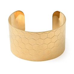 Manschettenarmbänder aus chirurgischem Edelstahl 316l&nbsp;BJEW-D454-01A-G