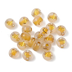 Leuchtende transparente Acrylperlen&nbsp;OACR-P037-01B-J