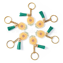 Porte-clés pendentif tournesol en acrylique&nbsp;KEYC-TAC00010