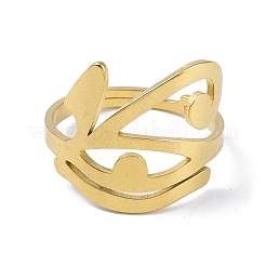 Anillos de dedo ajustables de acero inoxidable Eye of Ra/Re 201&nbsp;RJEW-C074-03G