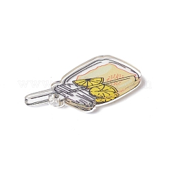 Transparent bedruckte Acrylanhänger&nbsp;TACR-G042-01D