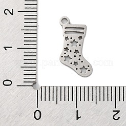 Pendentifs de Noël anti-ternissement en acier inoxydable 201&nbsp;STAS-Q015-04P