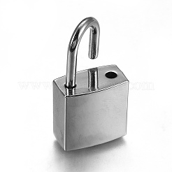 Rechteckiges Aluminium-Vorhängeschloss Minischloss mit Schlüssel&nbsp;PALLOY-H191-02P