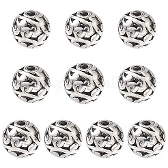 Perles En Argent Sterling .925 Fini Antique Pour Enfants Sorciers