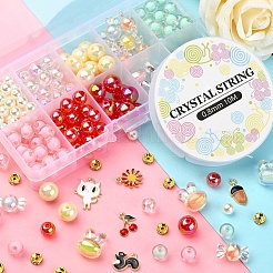 Kit per la creazione di braccialetti elastici fai da te&nbsp;DIY-YW0005-77D