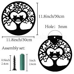 Décorations de pendentif en fer&nbsp;HJEW-WH0013-006