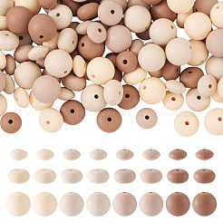 120 pz 4 colori 3 stili perline focali in silicone rondelle&nbsp;SIL-TA0002-81B