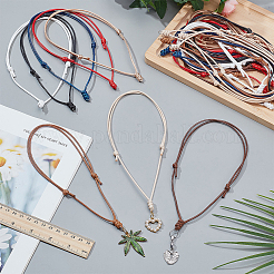 Korea gewachste Polyester Cord Halskette machen&nbsp;NJEW-WR00001