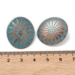 Tibetischen Stil Legierung Ösenknöpfe&nbsp;FIND-Z112-02