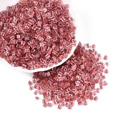 Cuentas de vidrio de colores interiores transparentes&nbsp;SEED-T007-13G