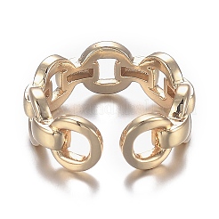 Anelli gemelli in ottone&nbsp;RJEW-F109-03