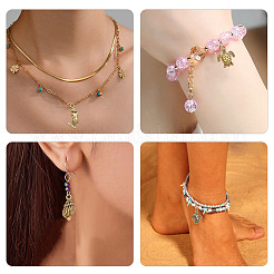 100 pendentif en alliage de style tibétain de la série Ocean&nbsp;FIND-AR0005-87