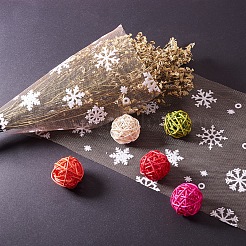 Schneeflocken-Deko-Netzbänder&nbsp;OCOR-P010-G03